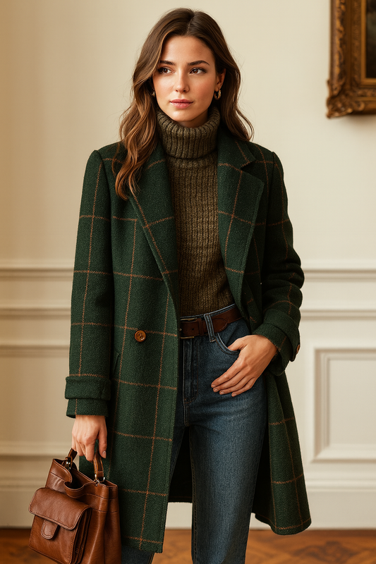 Lunaria - Cappotto classico a quadri